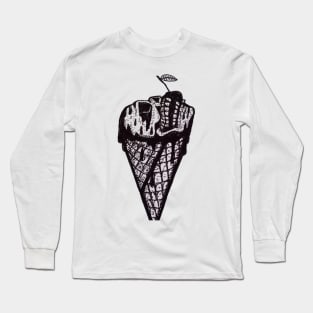 Ice cream, skulls, jms art Long Sleeve T-Shirt